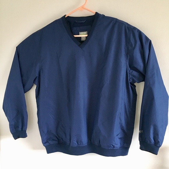 Izod Other - IZOD GOLF Men’s Large Blue Golf Windbreaker-EUC